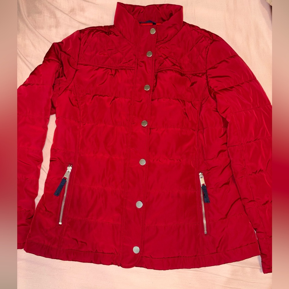 Tommy Hilfiger Red Puffer Jacket